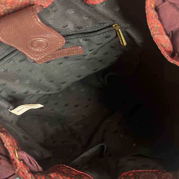 JUICY COUTURE Y2K BROWN BURGUNDY MALIBU DAYDREAMER BAG - Picture 11 of 16